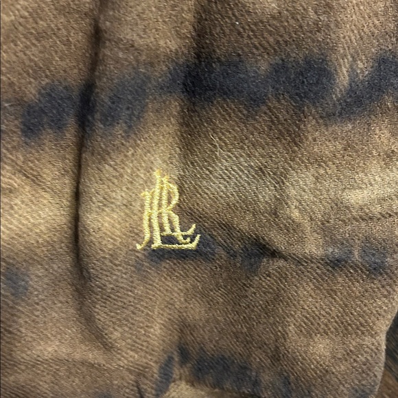 Brown and Black Ralph Lauren Scarf - Picture 2 of 4